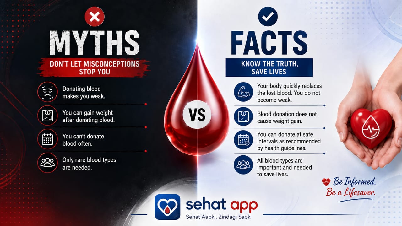 Myths vs Facts – The Truth About Blood Donation